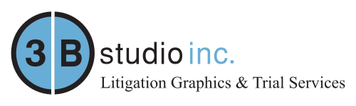 3B Studio | Litigation Graphics & Technology Logo